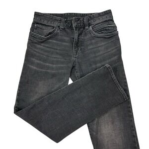 prAna Hillgard‎ Jeans Men's 28X30 Black Denim Dark Wash 5 Pocket